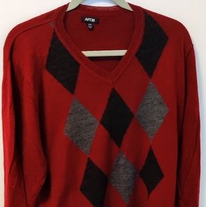 Men's Apt. 9 XXL Argyle Sweater.